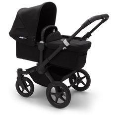 Универсальная коляска Bugaboo Donkey 3 Mono Сomplete (2 в 1) black/black/black, цвет шасси: черный