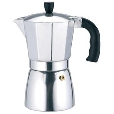 Гейзерная кофеварка Maestro Rainbow MR-1667-9 (9 чашек), серебристый