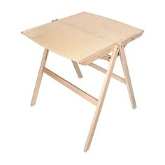 Стол KETTLER Eco Style, раскладной, длина в разложенном виде: 74 см, натуральный