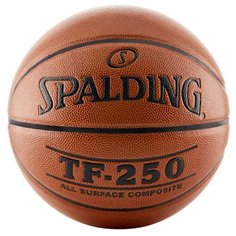 Баскетбольный мяч Spalding TF-250 All Surface, р. 5 коричневый/черный