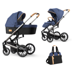 Универсальная коляска Esspero Tour S + сумка (2 в 1) denim