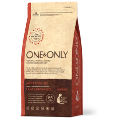 Корм для кошек ONE&ONLY Ягненок с рисом для стерилизованных 0.4 кг 400 г