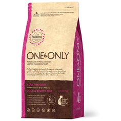 Корм для кошек ONE&ONLY для живущих в помещении, с уткой 400 г