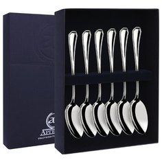 АргентА Чайные ложки из серебра "Элегант" (6 шт.)