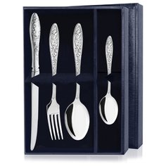 АргентА Набор десертный "Морозко" (4 предмета)