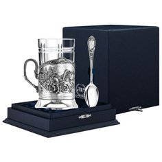 АргентА Набор для чая "Тройка" с чернением (3 предмета)