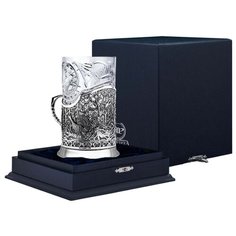 АргентА Подстаканник "Глухариная охота" литой