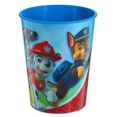 Amscan Стакан одноразовый пластиковый Щенячий патруль 473 мл синий/красный