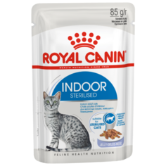 Корм для стерилизованных кошек Royal Canin для живущих в помещении 85 г (кусочки в желе)