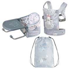 DeCuevas Стульчик для кормления переносной с аксессуарами (60029) голубой