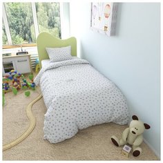 Пододеяльник Amarobaby хлопок 145 х 210 см короны принцессы
