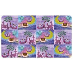 Ковер Shahintex Spring Photoprint SH P128, размер: 0.75х0.45 м, синий/фиолетовый