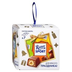 Подарочный набор Ritter Sport Яркий кубик Молочный 56