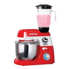 Миксер CENTEK CT-1135, красный/белый