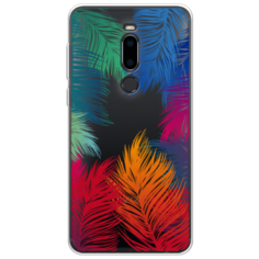 Чехол-накладка Case Place силиконовый с рисунком для Meizu M8 (73150) рамка из перьев