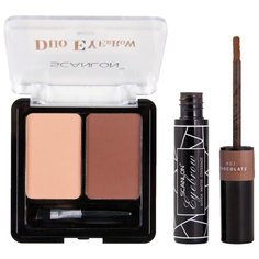 Scanlon Набор теней для бровей Eyebrow Duo и Eyebrow Supper Matte Coverage 01