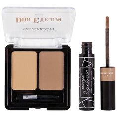Scanlon Набор теней для бровей Eyebrow Duo и Eyebrow Supper Matte Coverage 02