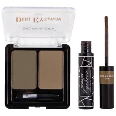 Scanlon Набор теней для бровей Eyebrow Duo и Eyebrow Supper Matte Coverage 04