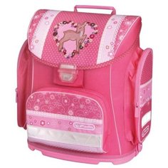 Herlitz Ранец Midi Heart Fawn, розовый
