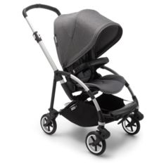 Прогулочная коляска Bugaboo Bee6 Complete Alu/Grey melange/Grey melange, цвет шасси: серебристый