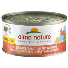Корм для кошек Almo Nature HFC, беззерновой, с курицей, с морковью 70 г