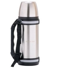 Классический термос Kamille KM-2090 (1 л) серебристый