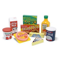 Набор продуктов Melissa & Doug Fridge Food Set 4076 разноцветный