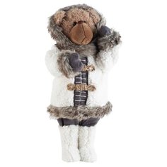 Фигурка KARLSBACH Медведь мальчик 68 см белый