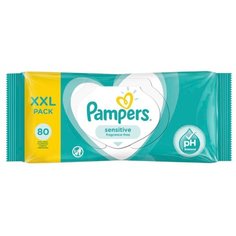 Влажные салфетки Pampers Sensitive липучка 80 шт.