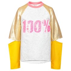 Лонгслив Nota Bene размер 164, серый меланж