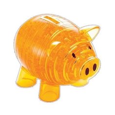 Пазл Crystal Puzzle Копилка хрюшка золотая (91003), 93 дет.