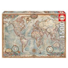 Пазл Educa Политическая карта (16005), 1500 дет.