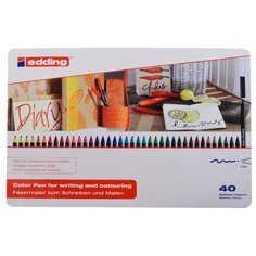 Edding Фломастеры 2 мм, 40 шт. (1300) разноцветные