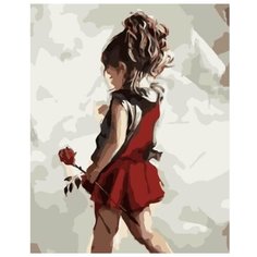 Цветной Картина по номерам "Юная леди" 40х50 см (MG2089)