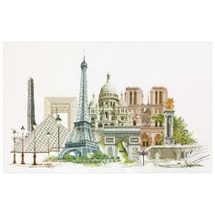 Thea Gouverneur Набор для вышивания Париж 79 х 50 см (472А)