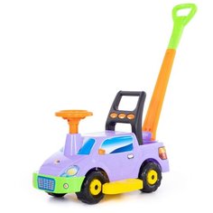 Каталка-толокар Molto Пикап с ручкой (63021 / 63038 / 63045) со звуковыми эффектами сиреневый