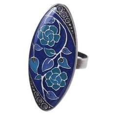 Clara Bijoux Кольцо Цветы K77111-1 BL