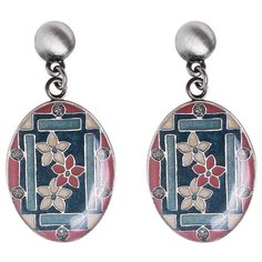 Clara Bijoux Пусеты Незабудки A75773-3 G