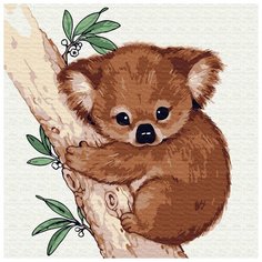 Molly Картина по номерам "Маленькая коала" 20х20 см (KH0444)