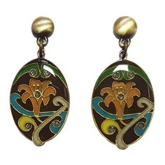 Clara Bijoux Серьги с подвесками Лилия A77352.2 BR