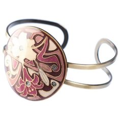Clara Bijoux Браслет Лилия C77299 V, диаметр 6.5 см
