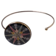 Clara Bijoux Браслет C77377 BR, диаметр 6.5 см