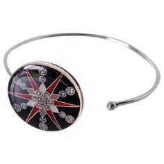 Clara Bijoux Браслет C77371-1 BW, диаметр 6.5 см