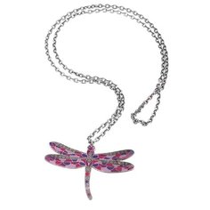 Clara Bijoux Колье Стрекоза B75272.2.85 V 85см