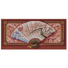 PANNA Набор для вышивания "Веер - счастье" 41 х 21 см (SO-1773)