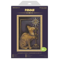 PANNA Набор для вышивания Скарабей и кошка 26 x 38.5 см (K-1067)