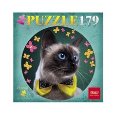 Пазл Hatber Котенок и бабочка (179ПЗк4_12376), 179 дет.