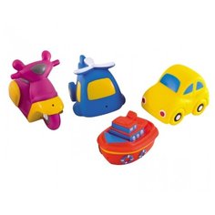 Набор для ванной Canpol Babies Машины (2/996) красный/синий/желтый/розовый