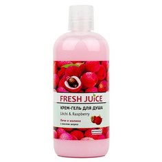 Крем-гель для душа Fresh Juice Litchi and Raspberry, 500 мл