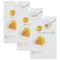 Eunyul тканевая маска Daily Care Sheet Mask с экстрактом меда, 22 г, 3 шт.